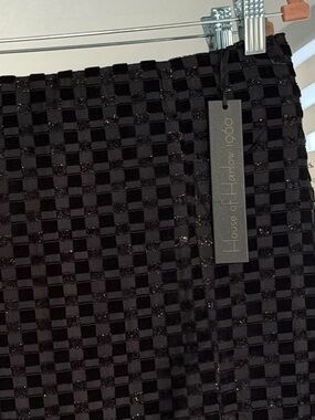 House of Harlow 1960 Black Checkered Mini Skirt